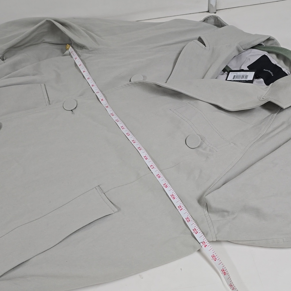 ENTIRE STUDIOS DOUBLE BREASTED COAT PEWTER UNISEX - Picture 13 of 16